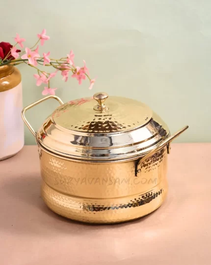 brass idli maker, brass idli steamer, brass cooking pot, brass idli maker pot, pital cooking pot, pital idli maker , cooking pots, brass cooking pots