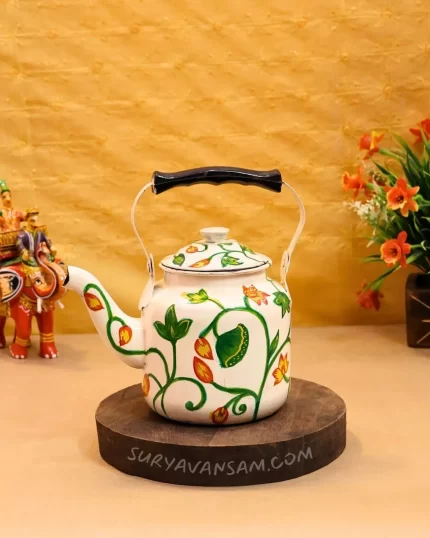 hand painted tea pots