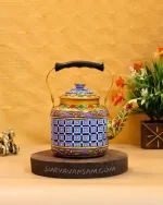 painted tea kettle