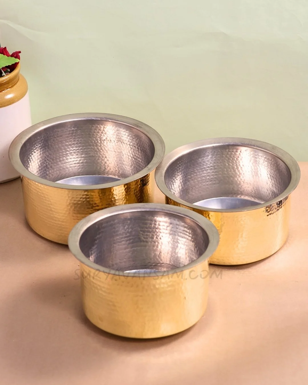 brass bhangola, cook pot, cooking pots and pans, brass utensils, cookware, brass cookware, brass pots and pan